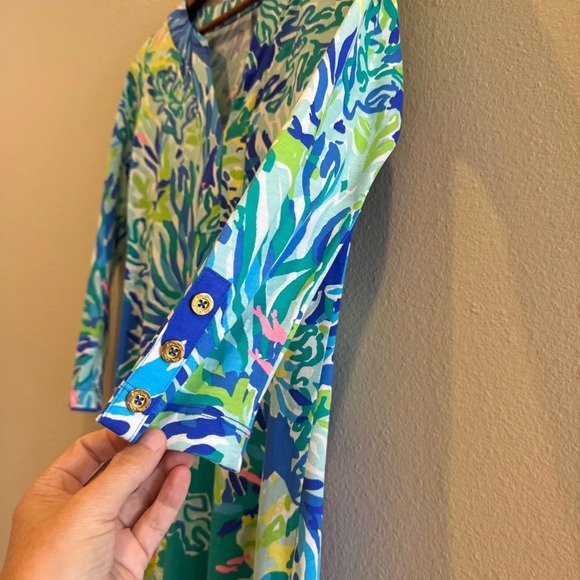 Lilly Pulitzer Wade and Sea Riva Dress Pima Cotton Size XS - Picture 8 of 15
